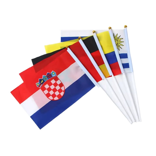 12" x 8" Hand Waving Flag Banner