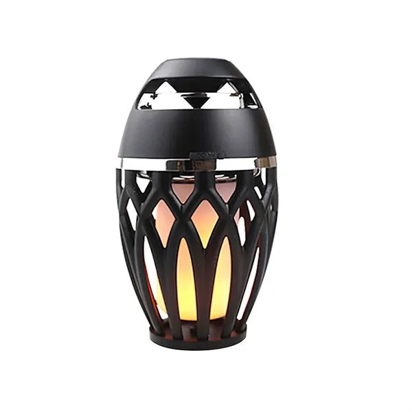 Led Flame Torch Bluetooth Speaker Outdoor Waterproof