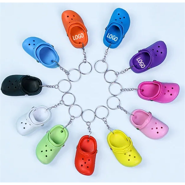 Slippers Shoe Keychain
