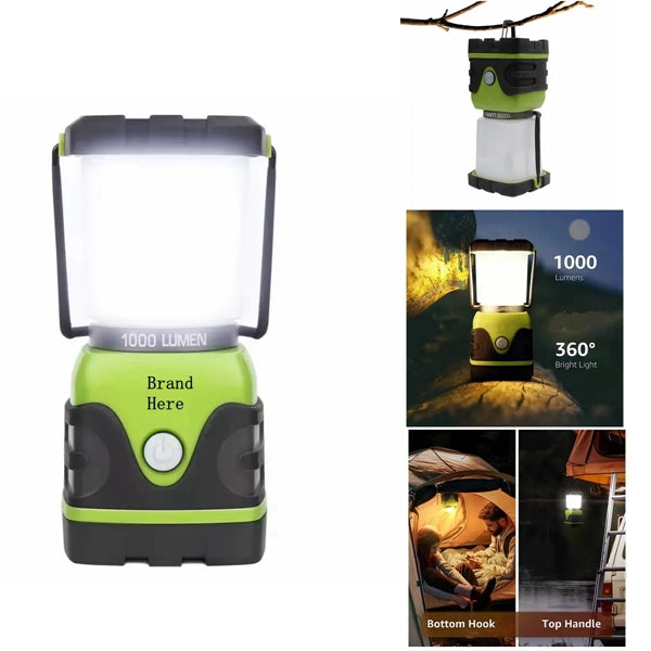 1000LM Battery Powered LED Camping Lantern