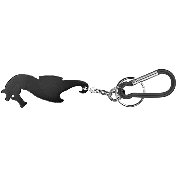 Seahorse shape bottle opener keychain