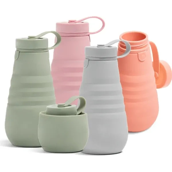 20 oz Collapsible Portable Water Bottle