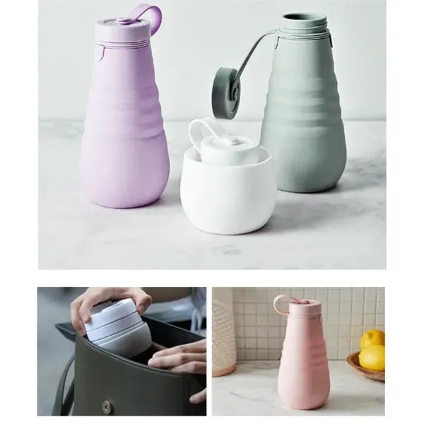20 oz Collapsible Portable Water Bottle