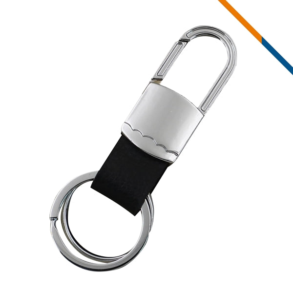 Drive Dual Ring Metal Keychain