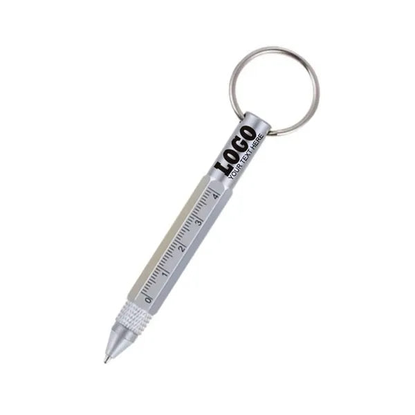 Multipurpose Twist Metal Pen Keychain