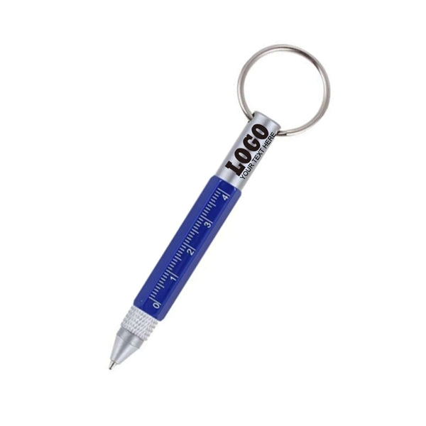Multipurpose Twist Metal Pen Keychain