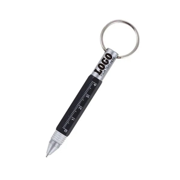 Multipurpose Twist Metal Pen Keychain