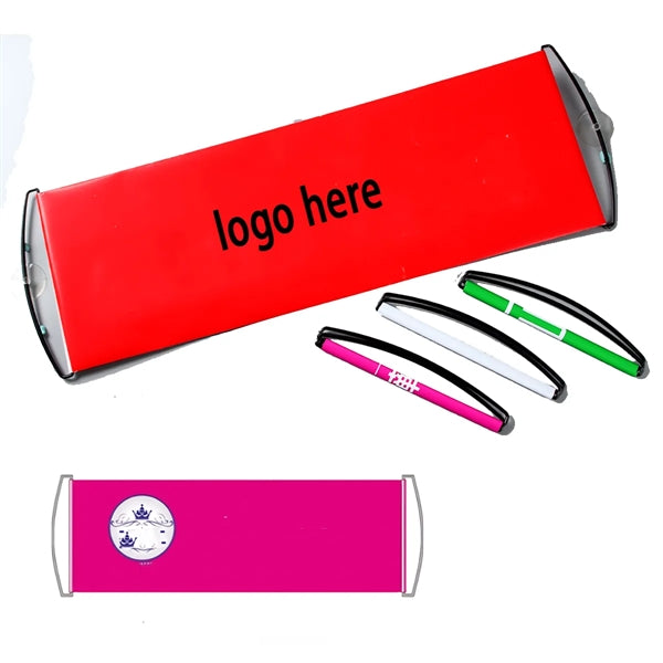 Hand-pulled Self-retracting Banners