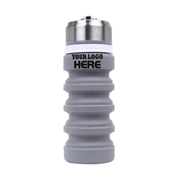 14 oz Collapsible Silicone Water Bottle