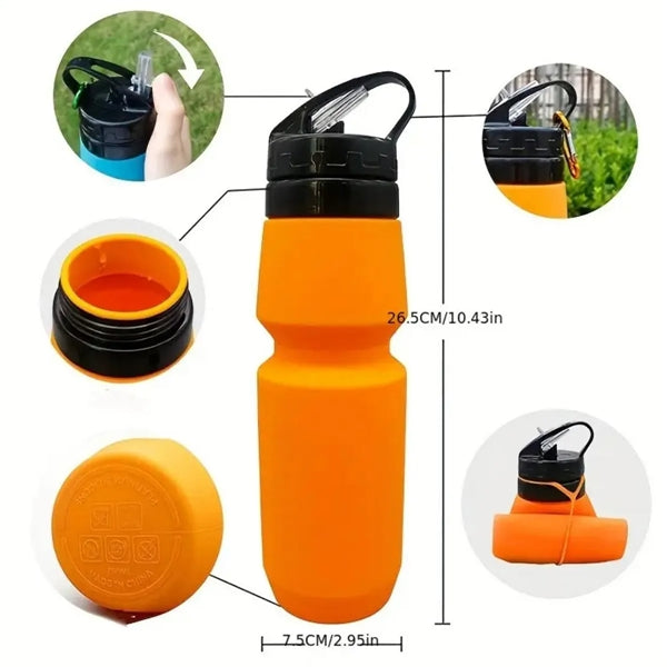 25 oz Collapsible Water Bottles