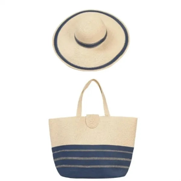 Straw Hat &Bag Set