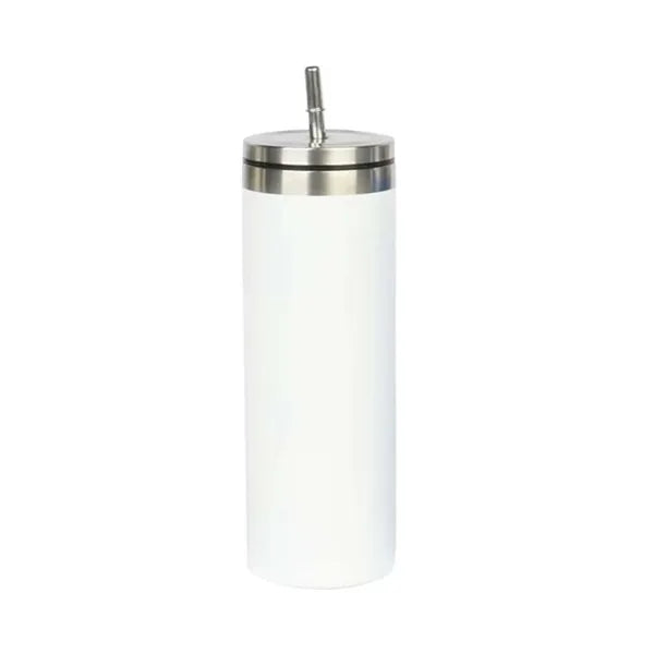 20Oz Stainless Steel Straw Bottle