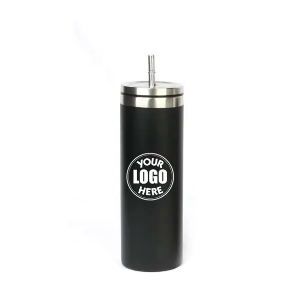20Oz Stainless Steel Straw Bottle