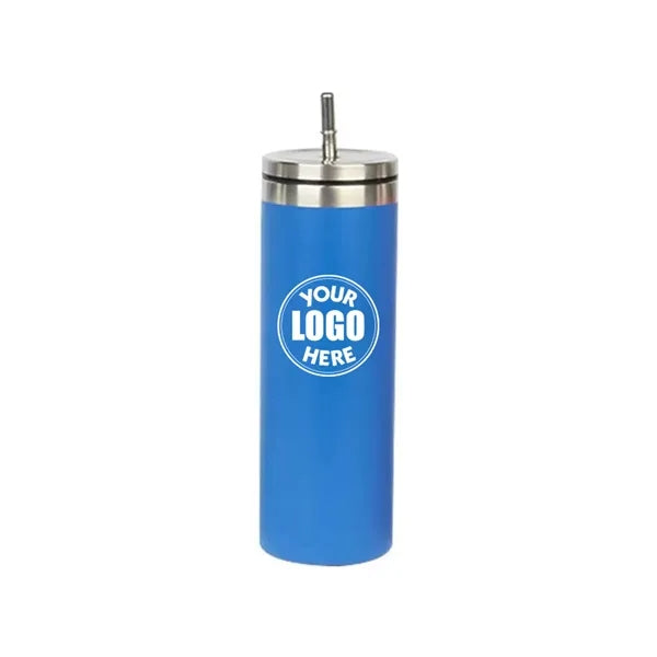 20Oz Stainless Steel Straw Bottle