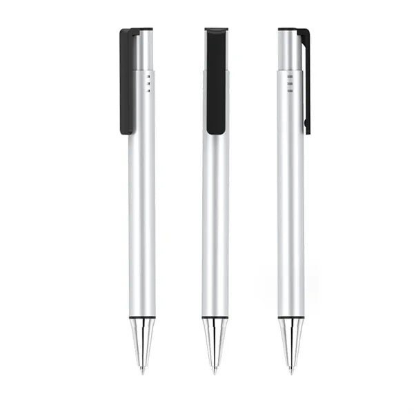 Aluminum Retractable Pen with Clip