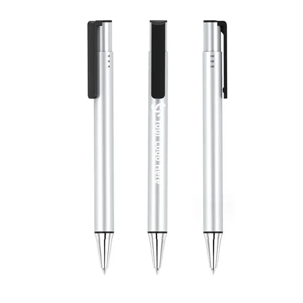 Aluminum Retractable Pen with Clip