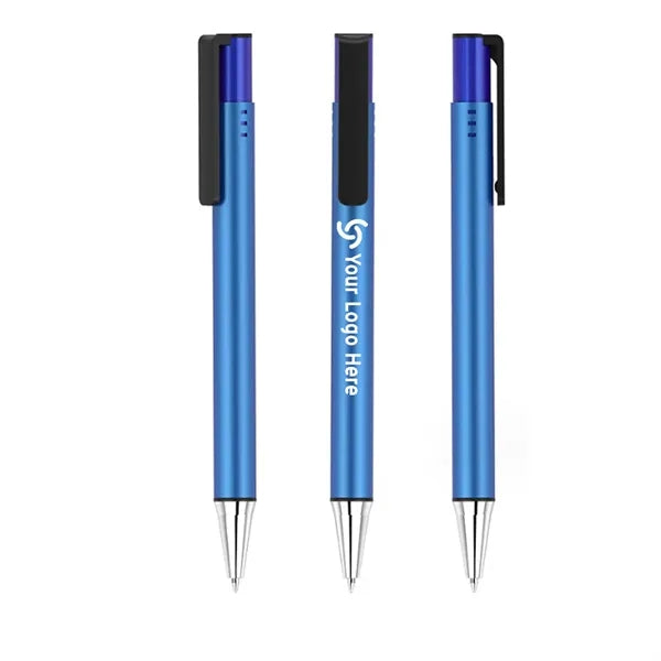 Aluminum Retractable Pen with Clip