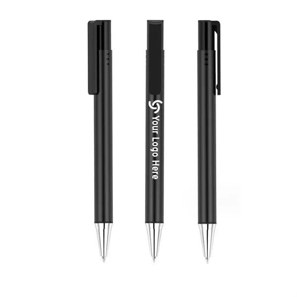 Aluminum Retractable Pen with Clip