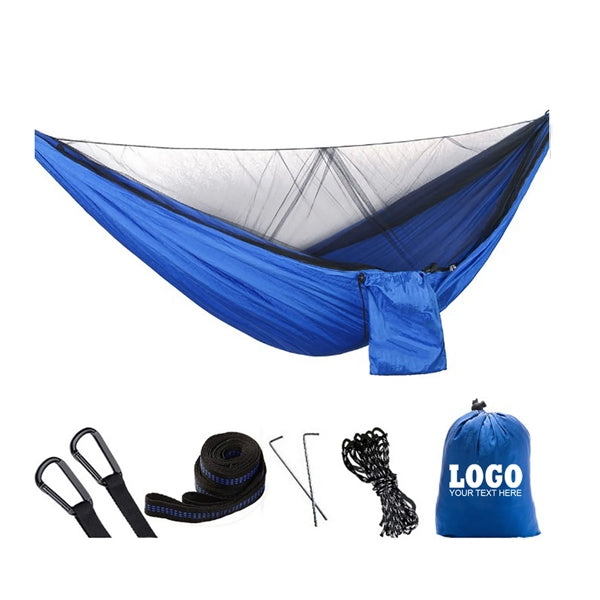 Mosquito Netted Camping Hammock With Pouch