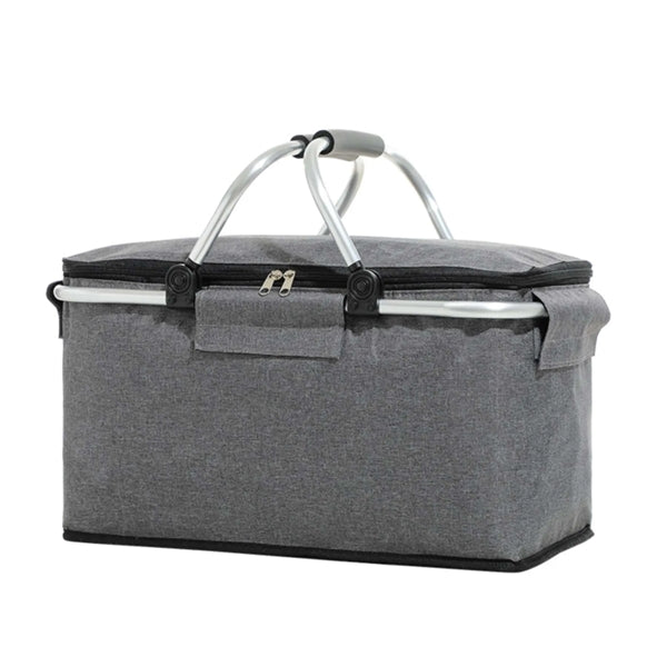 Metal Handled Insulated Lunch Bag