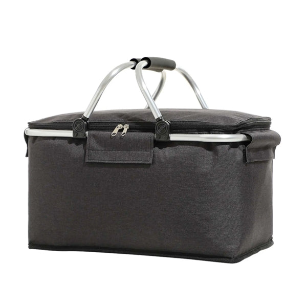 Metal Handled Insulated Lunch Bag