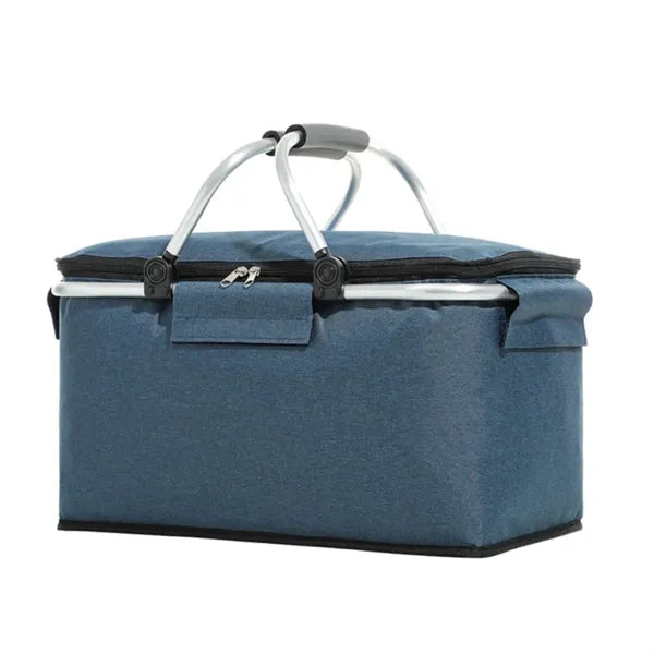 Metal Handled Insulated Lunch Bag