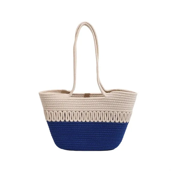 Straw Beach Tote Bag