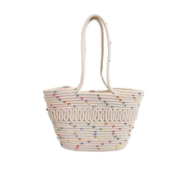 Straw Beach Tote Bag
