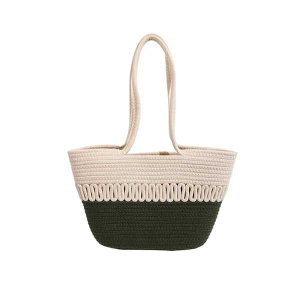 Straw Beach Tote Bag