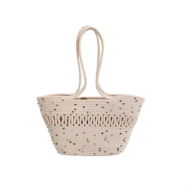 Straw Beach Tote Bag