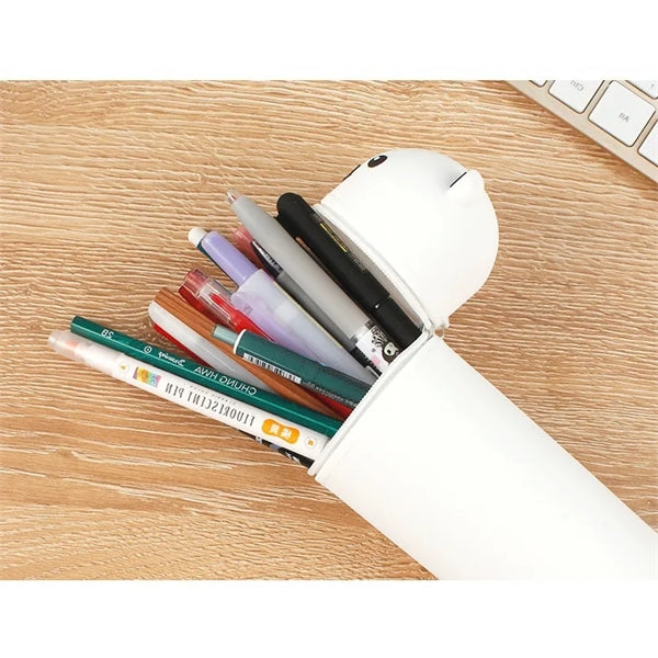 Cartoon Bear Stand Up Pen Case (Pen Holder)