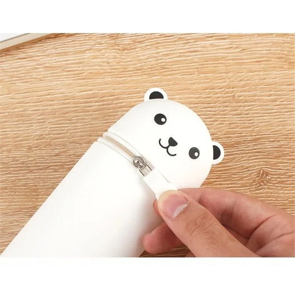 Cartoon Bear Stand Up Pen Case (Pen Holder)