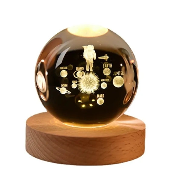 Fully Custom USB-Powered 3D Crystal Ball