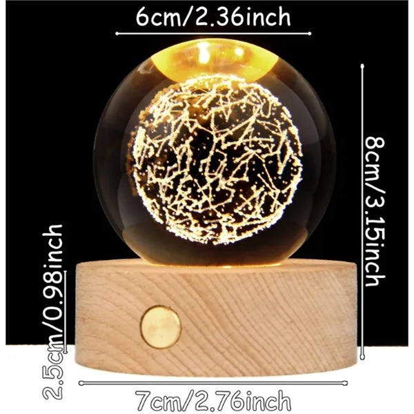 Fully Custom USB-Powered 3D Crystal Ball