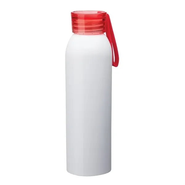 Water Bottle 22oz Colorful Silicone Sling Transparent Lid