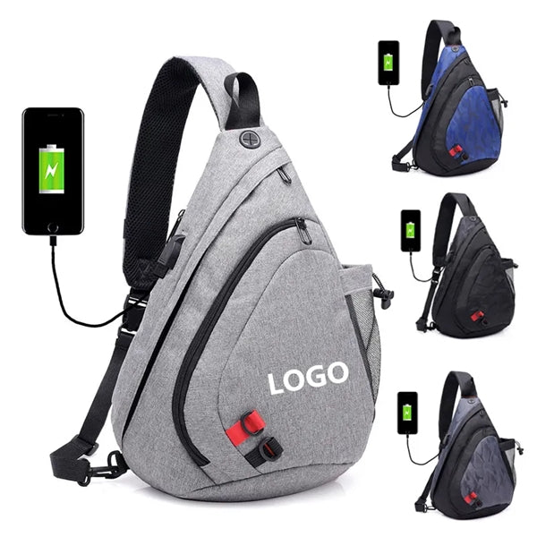 Crossbody sling backpack