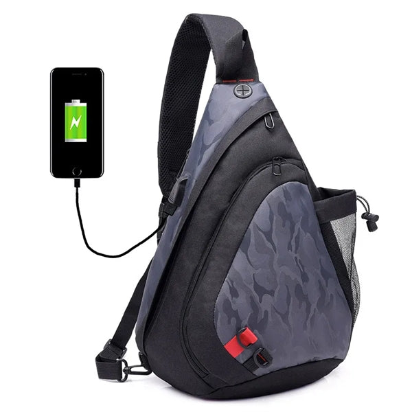 Crossbody sling backpack
