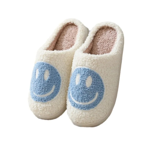 Cozy Happy Smile Face Slippers