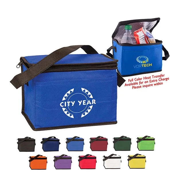 6 Pack Non-woven Can Cooler Bag