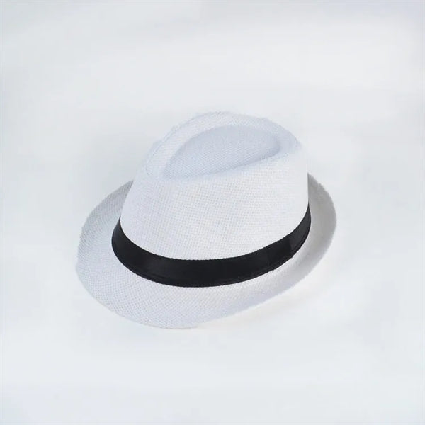 Short Brim Straw Panama Jazz Hat