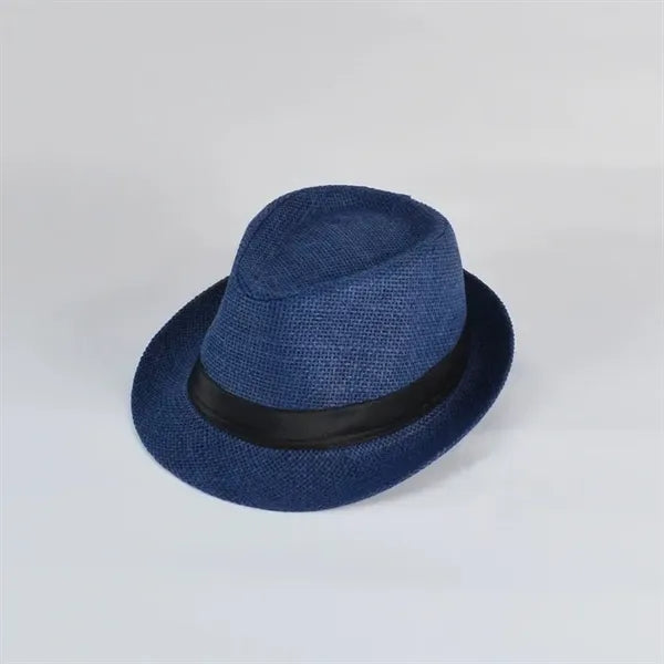 Short Brim Straw Panama Jazz Hat