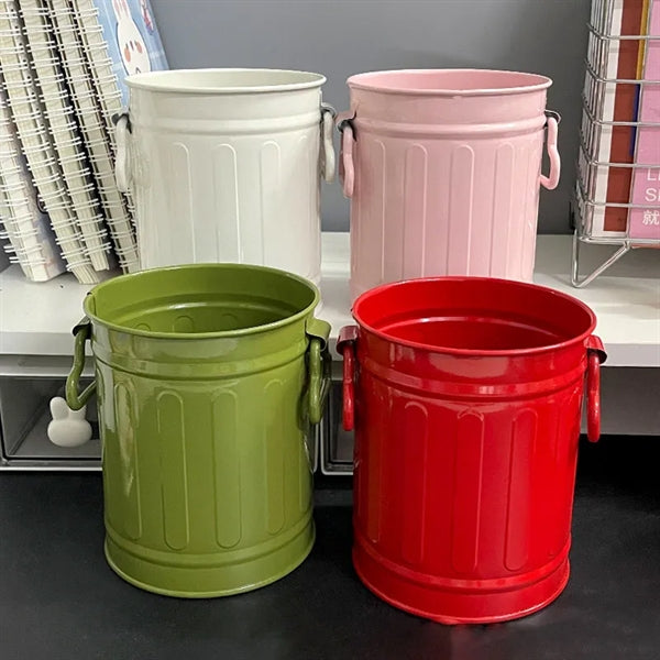 Iron Pen Container Desktop Pencil Cup