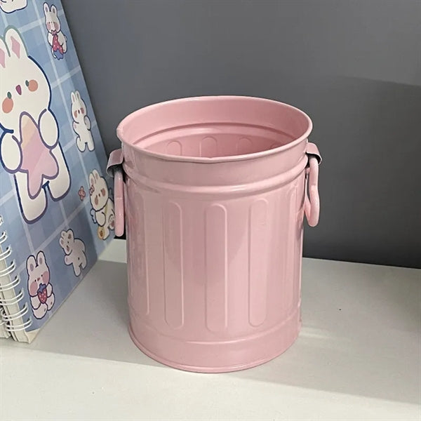 Iron Pen Container Desktop Pencil Cup