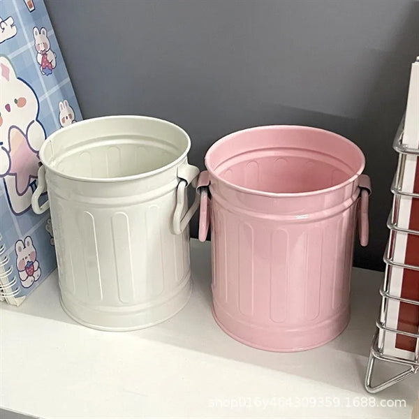 Iron Pen Container Desktop Pencil Cup
