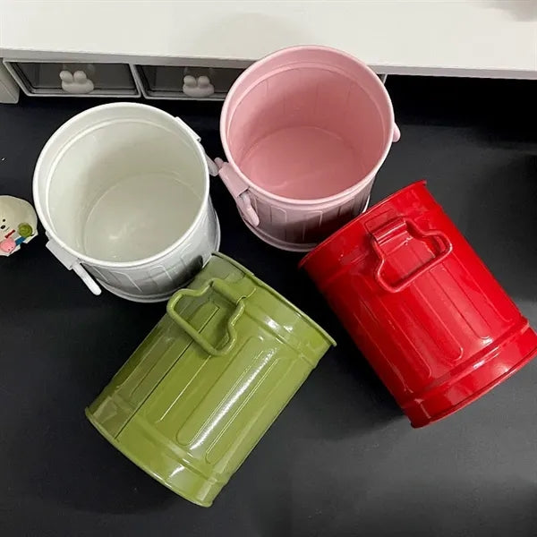 Iron Pen Container Desktop Pencil Cup