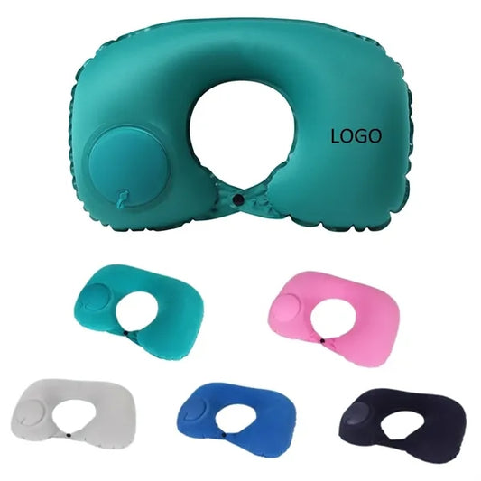 Press Type Inflatable U-shaped Pillow