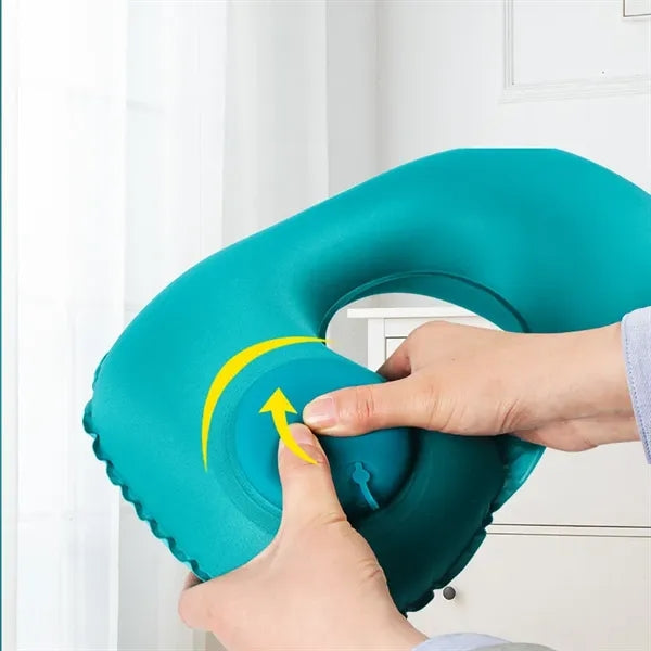 Press Type Inflatable U-shaped Pillow
