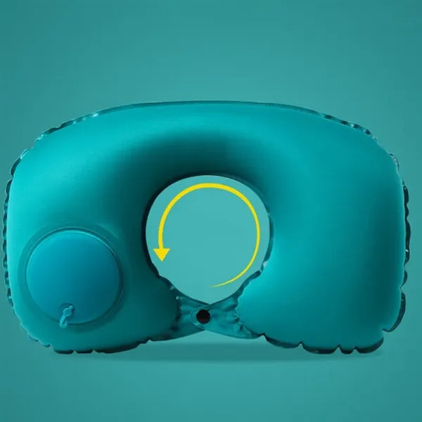 Press Type Inflatable U-shaped Pillow
