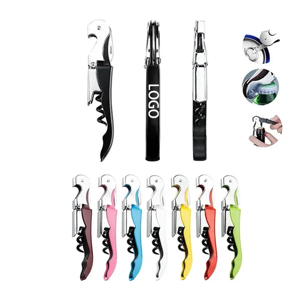 Stainless Steel Corkscrew Beer Wine Bottle Opener