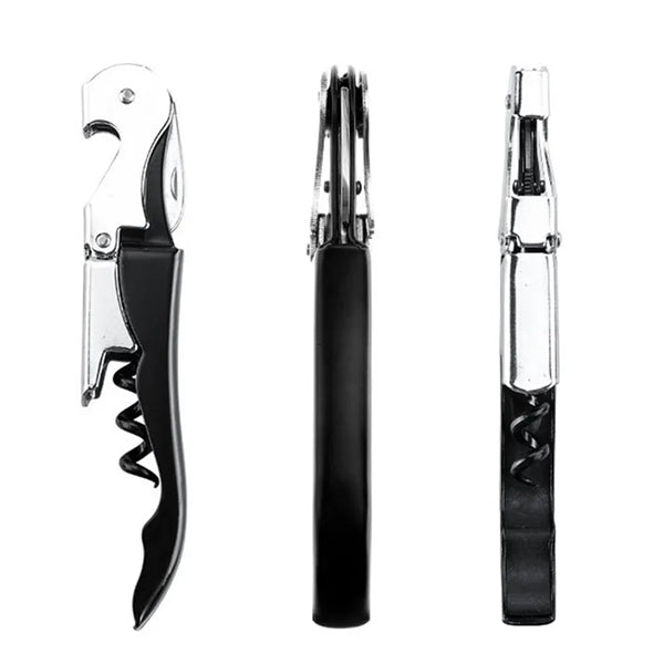 Stainless Steel Corkscrew Beer Wine Bottle Opener